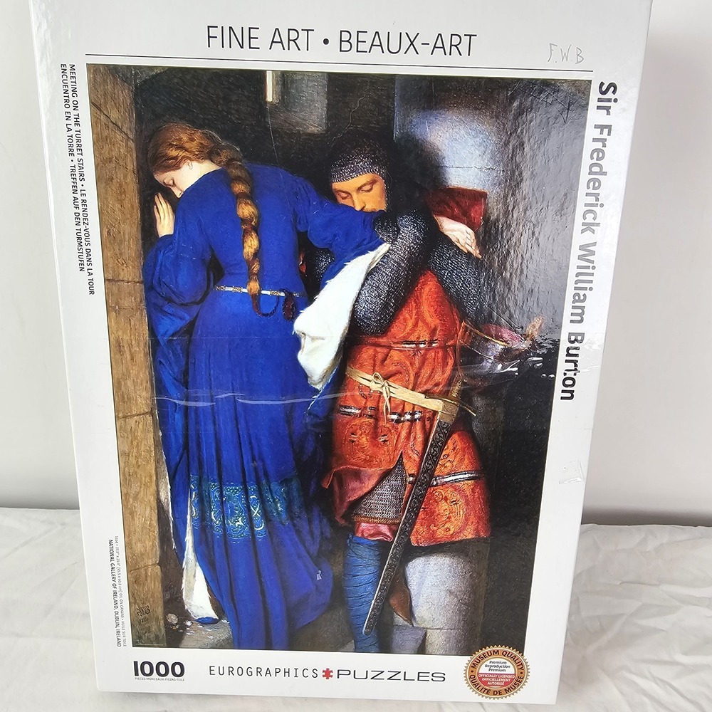 Eurographics Sir Frederick William Burton Puzzle Fine Art 1000 Pieces Medieval